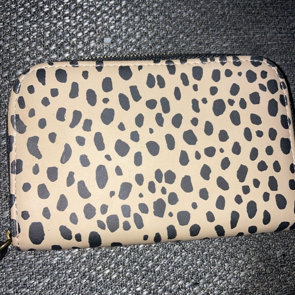 Leopard print a new day wallet